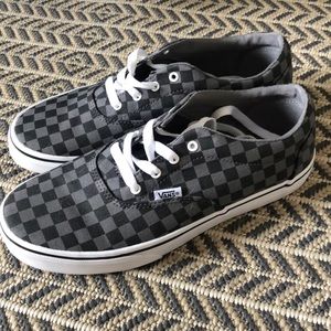 Vans Doheny Black and Gray Checkered Lace-up